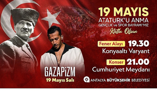 19 Mayıs Antalya’da dolu dolu kutlanacak