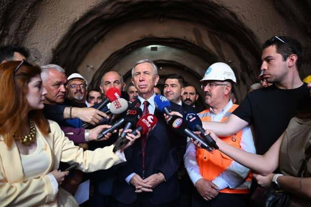 Ankara Büyükşehir Belediye Başkanı Mansur Yavaş'ın Mamak Metrosu Ziyareti