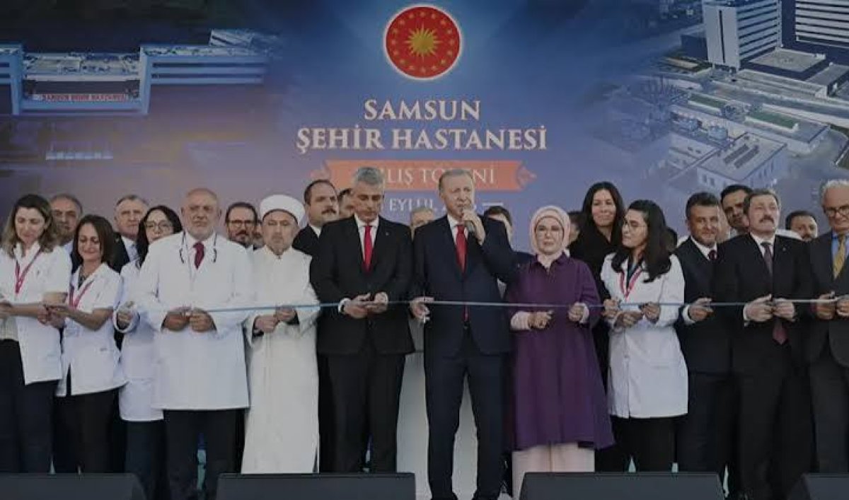 Cumhurbaşkanı Erdoğan, Samsun Şehir Hastanesi'nin Açılışını Gerçekleştirdi