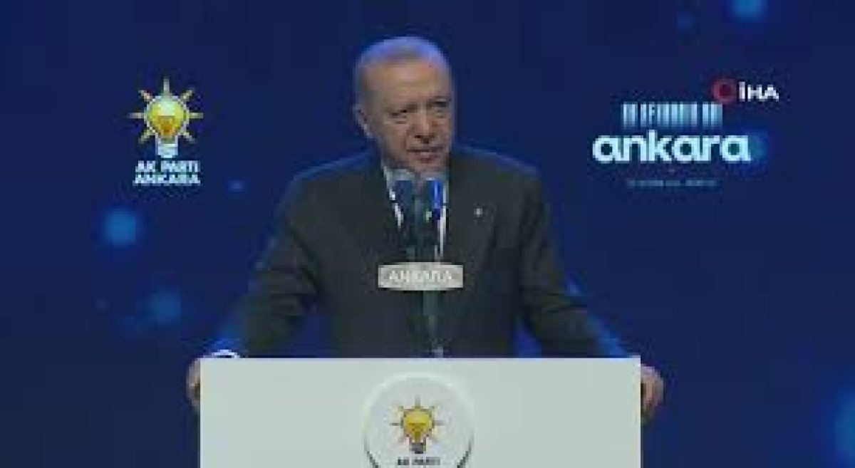Cumhurbaşkanı Recep Tayyip Erdoğan, ATO Congressium'da düzenlenen AK Parti Ankara Teşkilat Buluşması'nda önemli açıklamalarda bulundu