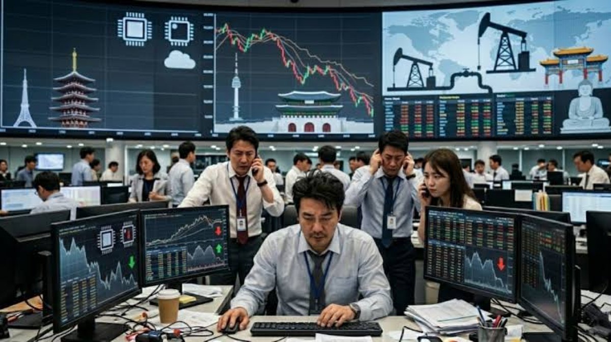Kospi Endeksi Teknoloji Hisselerinin Sert Düşüşüyle Yüzde 4'ten Fazla Geriledi
