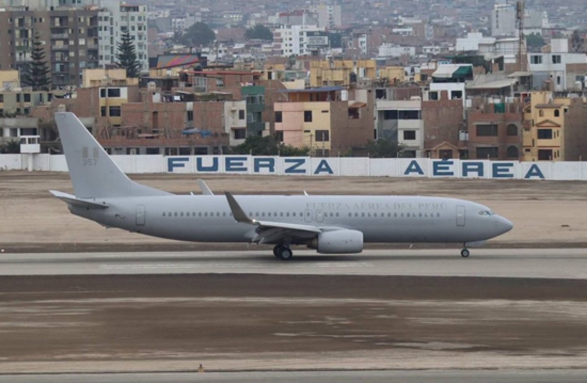 Peru Hava Kuvvetleri'nin Yeni Boeing 737-800NG Uçağı