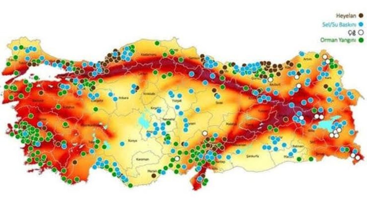 Türkiye Diri Fay Haritası Güncellendi: Diri Fay Sayısı 700'e Yükseldi
