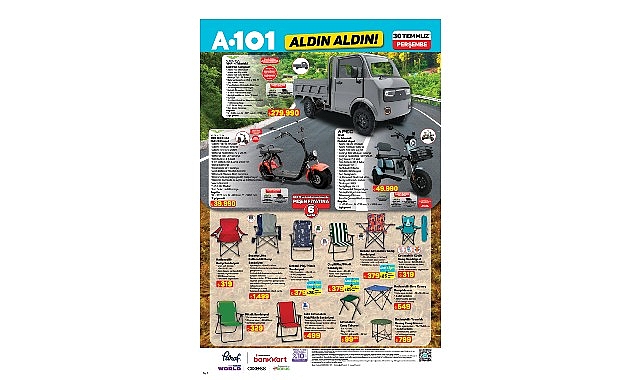 A101 30 Temmuz'da Elektrikli Kamyonet Satacak