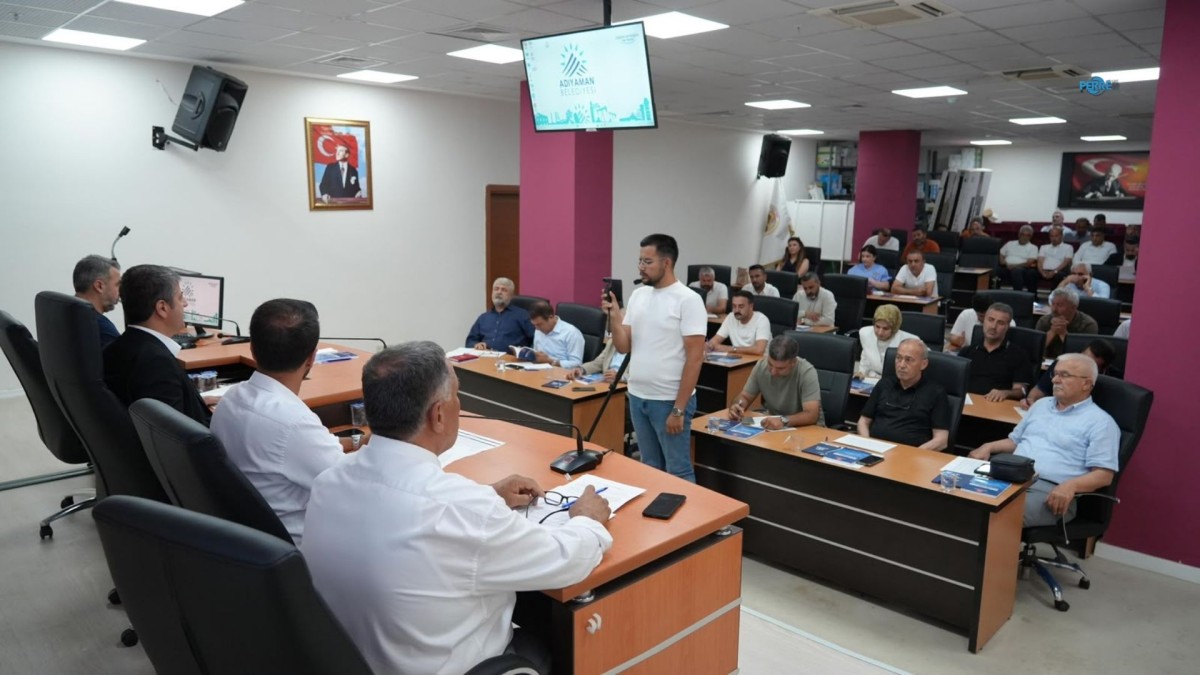 Adıyaman Belediye Meclisi, Temmuz ayı gündemini görüştü  - Videolu Haber