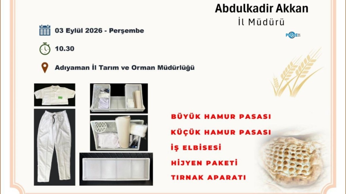 Adıyaman’da fırınların hijyen koşulları yeni projeyle geliştirilecek