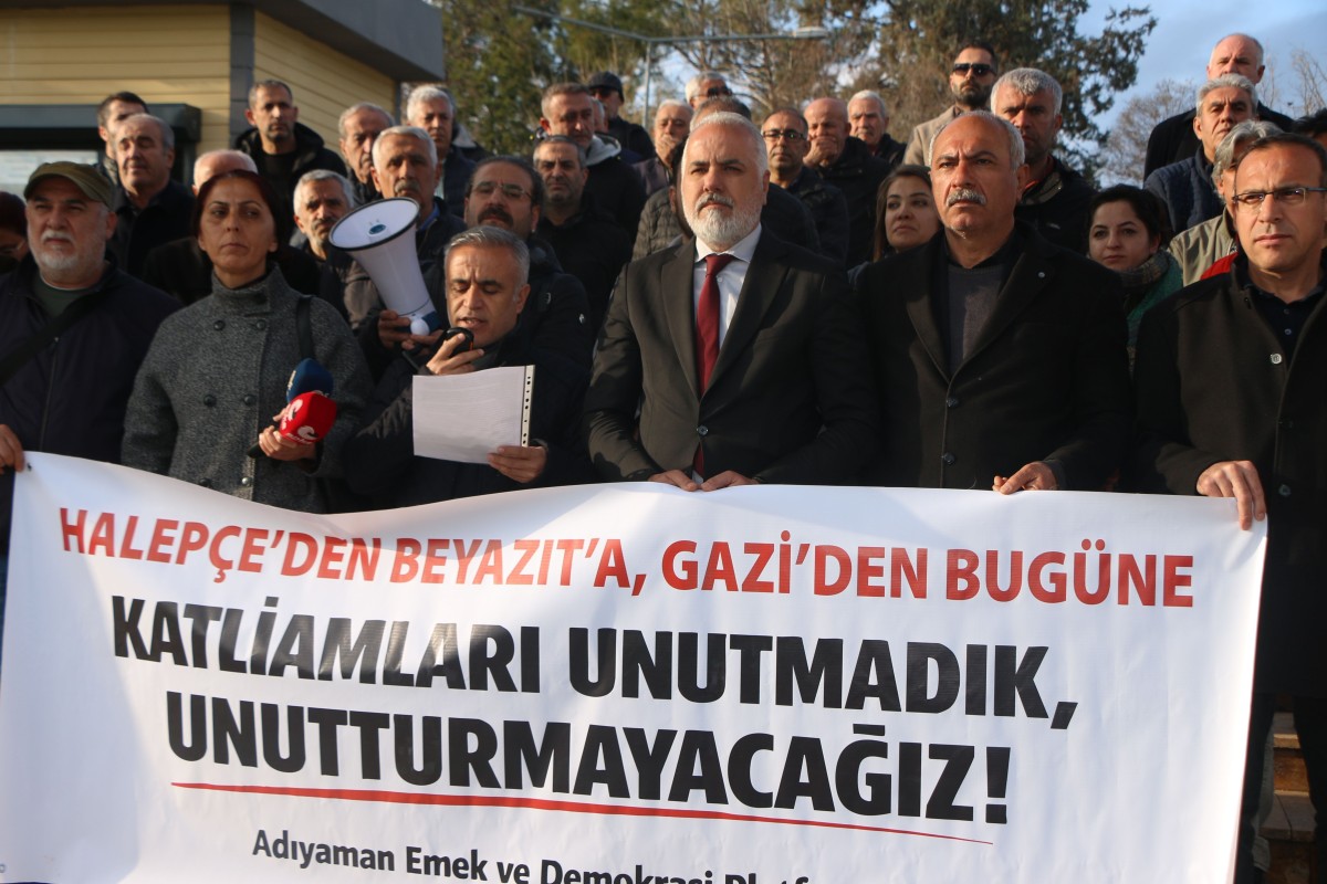 Adıyaman Emek ve Demokrasi Platformu’ndan Halepçe Katliamına ilişkin açıklama!  - Videolu Haber