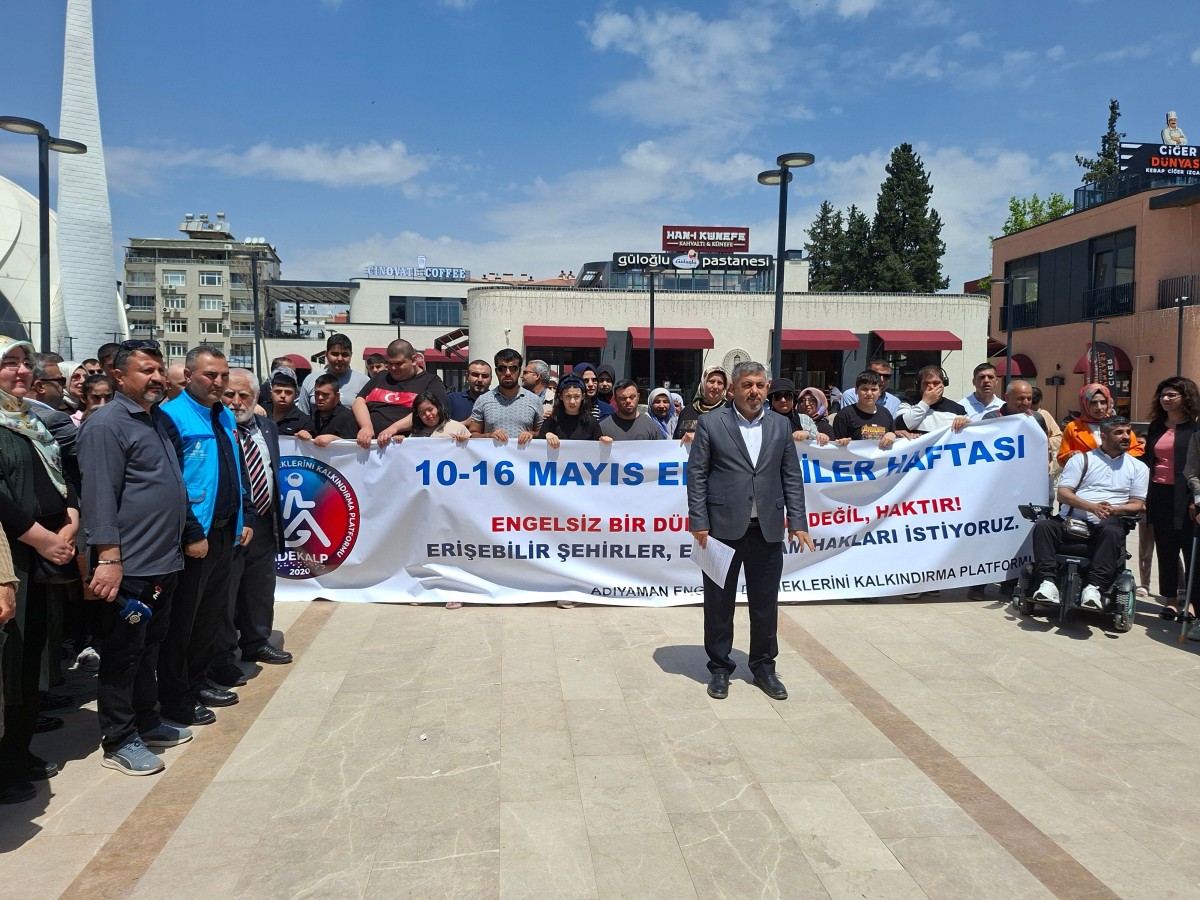 Adıyaman Engelli Dernekleri Kalkındırma Platformu’ndan 'Engelsiz Adıyaman' çağrısı!  - Videolu Haber