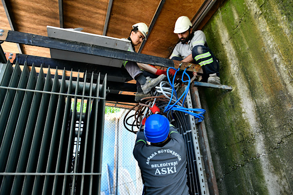 ASKİ, elektrik kesintisi kaynaklı arızaya müdahale etti