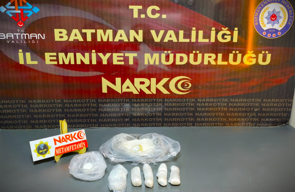 Batman’da 514 gram metamfetamin ele geçirildi