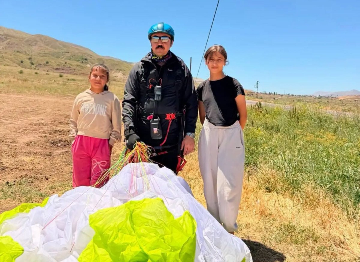 Çelikhan’da ilk kez yamaç paraşütü uçuşları gerçekleştirildi