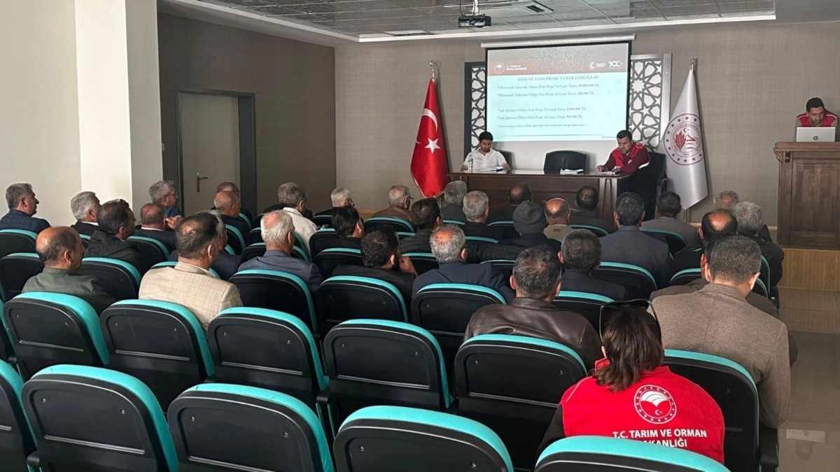 Çelikhan İlçe Tarım Müdürlüğü Kırsal Kalkınma toplantısı düzenledi