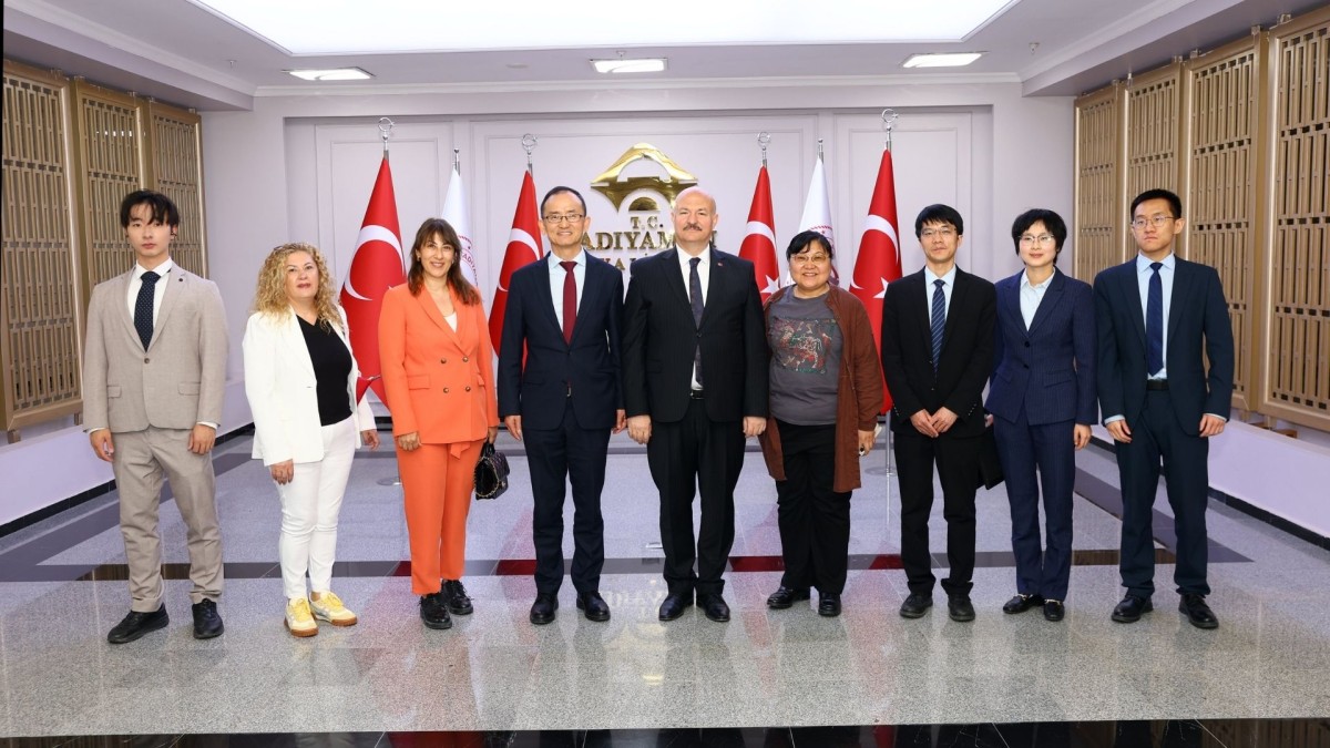 Çin’in Ankara Büyükelçisi Xuebin’den Adıyaman Valiliği’ne ziyaret