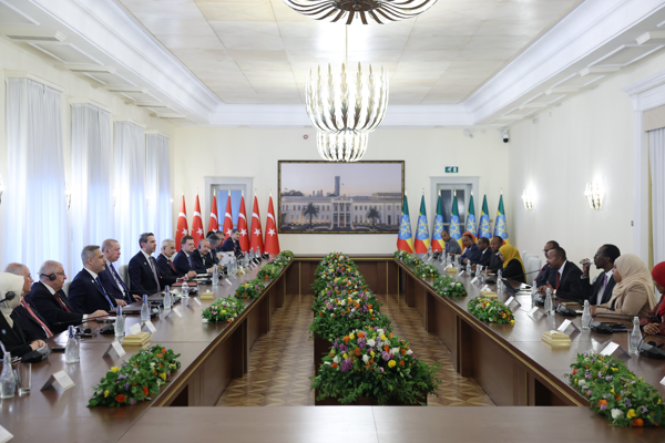 Cumhurbaşkanı Erdoğan, Etiyopya Başbakanı Ali ile görüştü