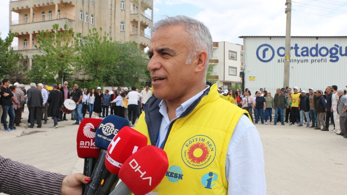 Eğitim-Sen Adıyaman Şube Başkanı Zeynel Polat: ‘Soma’yı unutmadık, affetmeyeceğiz’