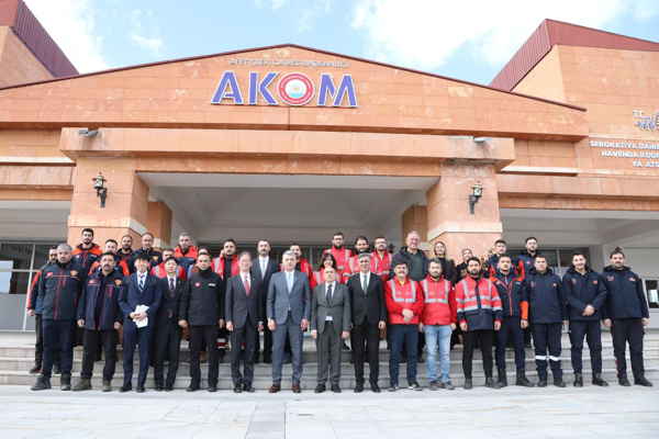 Japonya’nın Ankara Büyükelçisi Masami'den AKOM'a ziyaret