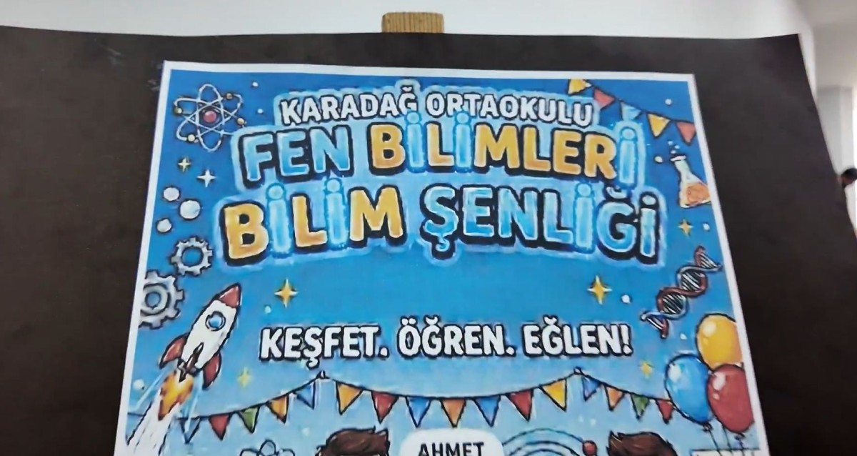 Karadağ Ortaokulu’nda Fen Bilimleri Bilim Şenliği düzenlendi  - Videolu Haber