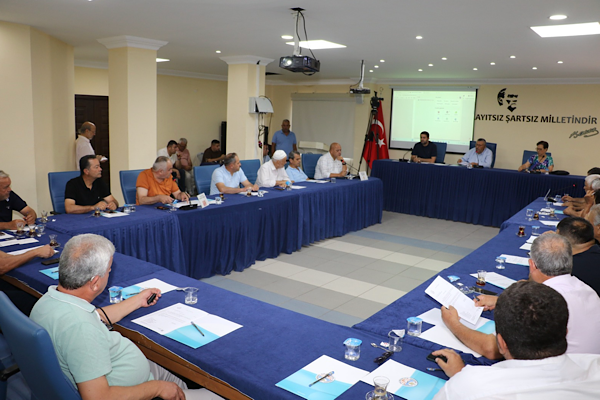 Kaş Belediye Meclisi Temmuz ayı toplantısını gerçekleştirdi