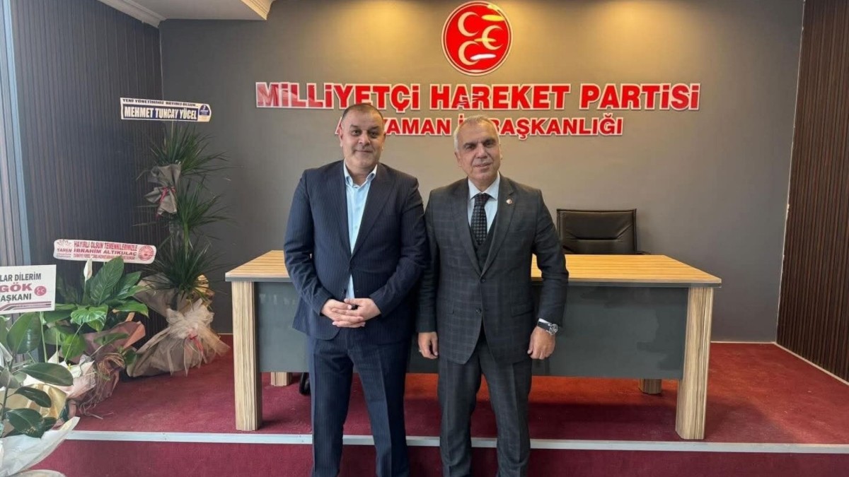 MHP Malatya İl Başkanı Gök, Adıyaman İl Başkanlığına hayırlı olsun ziyaretinde bulundu