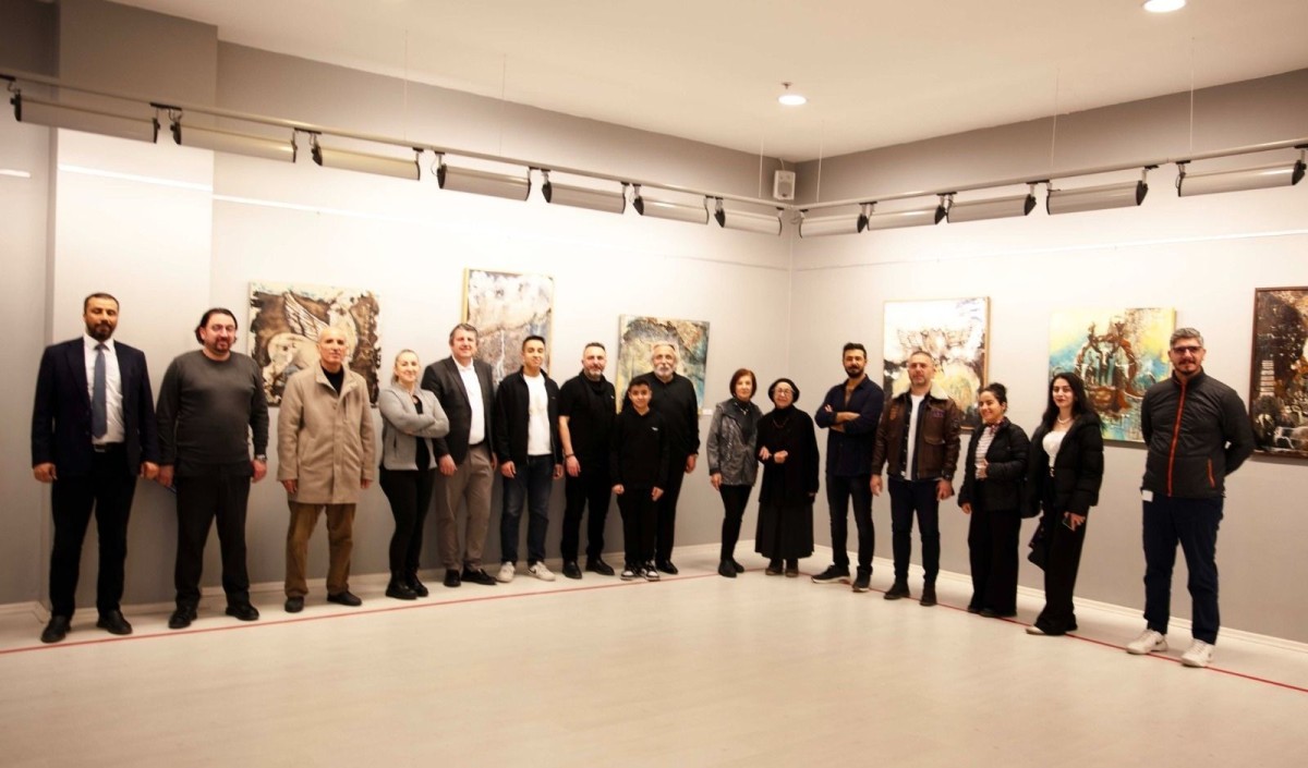 Ressam Bünyamin Ağbal Sanko Sanat Galerisi’nde Sergi Açtı