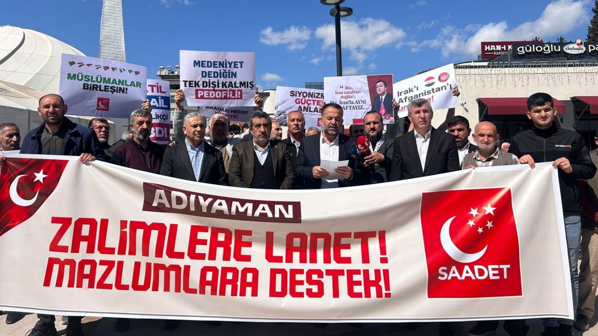 Saadet Partisi Adıyaman İl Başkanlığı’ndan Gazze ve Kudüs tepkisi: ‘Mazlumun yanında olacağız’  - Videolu Haber