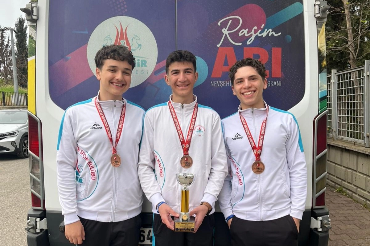 Türkiye Üçüncüsü Olan Nevşehirli Okçular Gururlandırdı