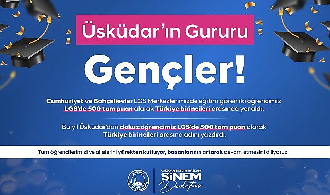 Üsküdar, LGS'de Başarı Geleneğini Sürdürdü